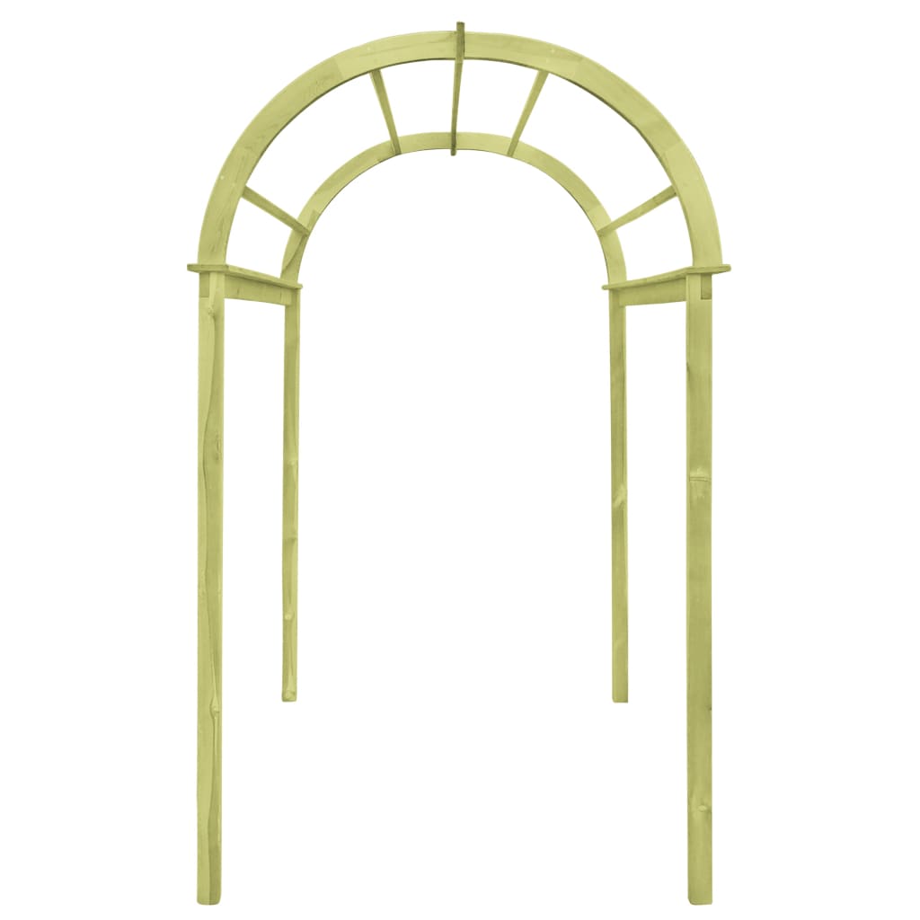 Arco a Traliccio 125x150x235cm in Legno di Pino Impregnato | homemem39