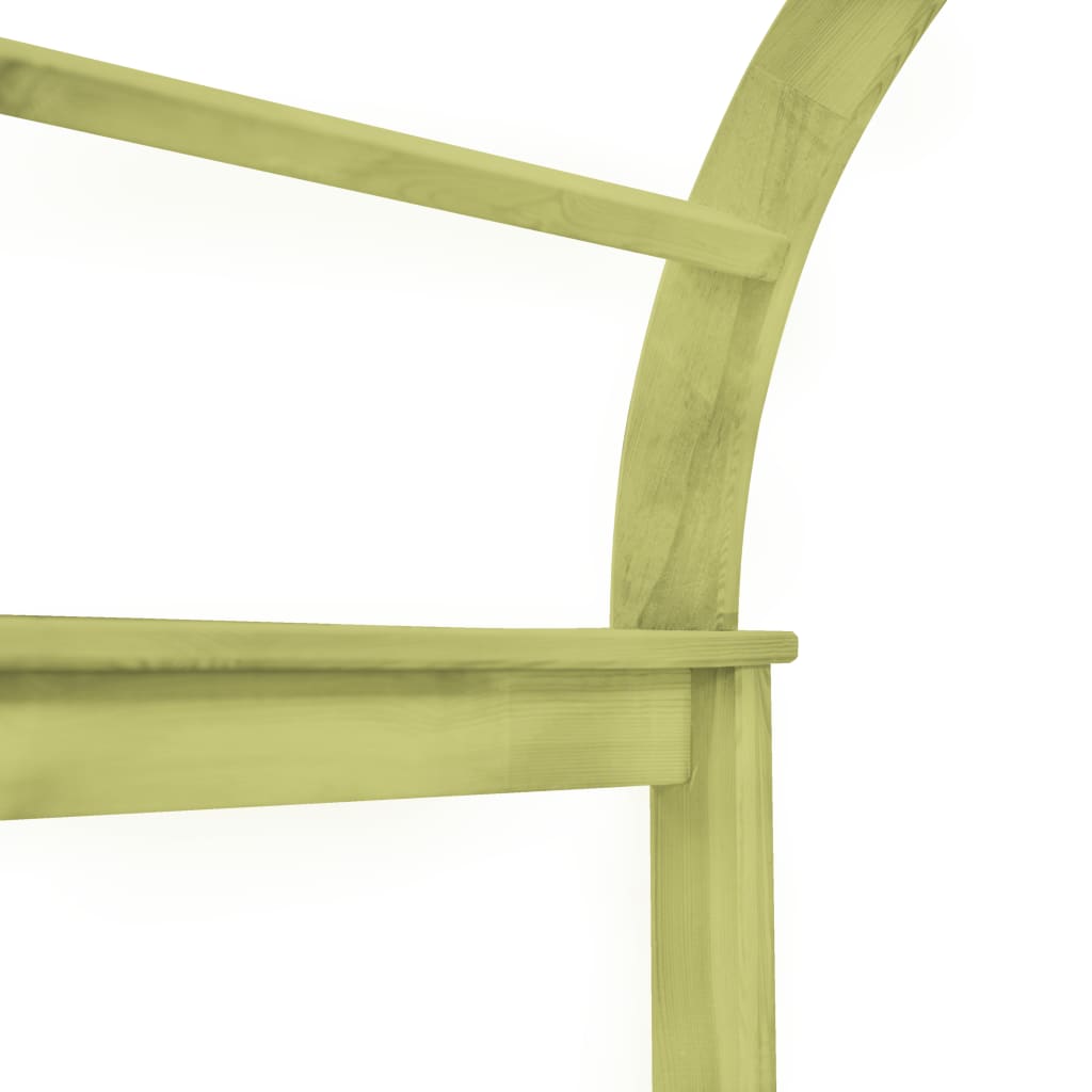 Arco a Traliccio 125x150x235cm in Legno di Pino Impregnato | homemem39