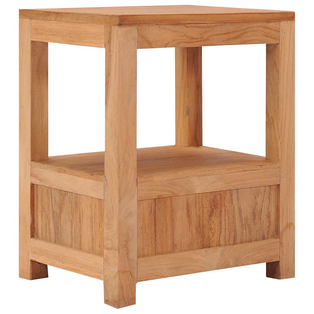 Comodino 40x30x50 cm in Legno Massello di Teak | homemem39