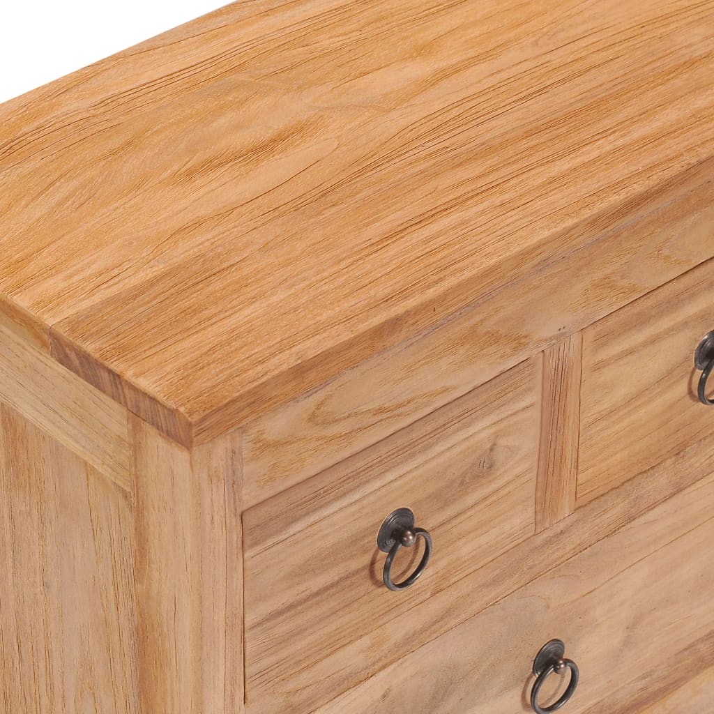 Credenza 50x30x90 cm in Legno Massello di Teak - homemem39