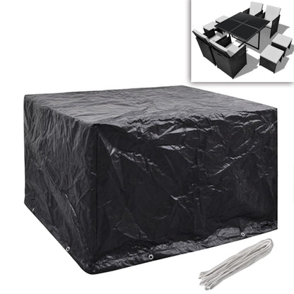 Coperture Arredi Giardino 2pz Polyrattan 8 Occhielli 113x113cm | homemem39