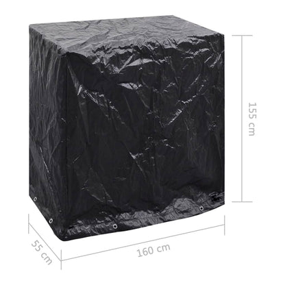 Coperture Tavoli Pingpong 2pz 8 Occhielli Esterni 160x55x182 cm | homemem39