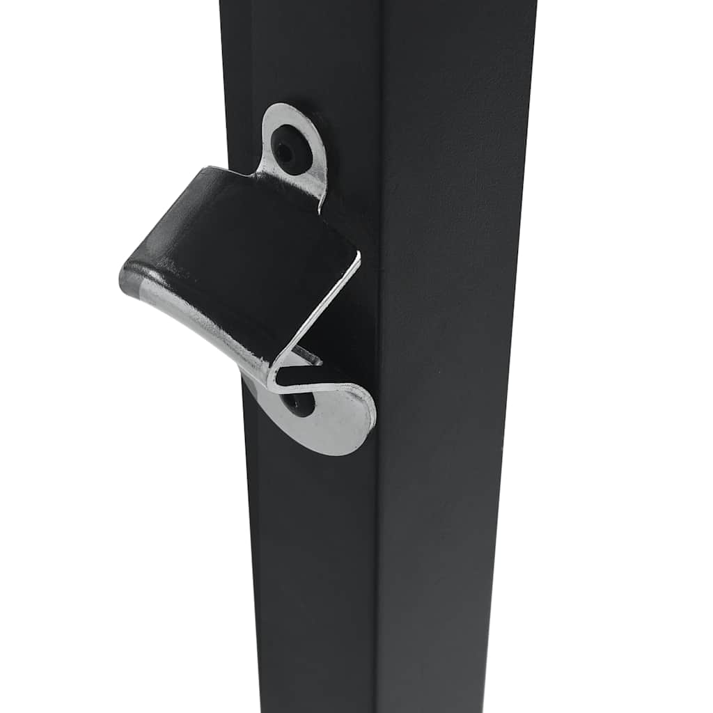 Gazebo per Barbecue 240x150x255 cm Antracite in Acciaio - homemem39