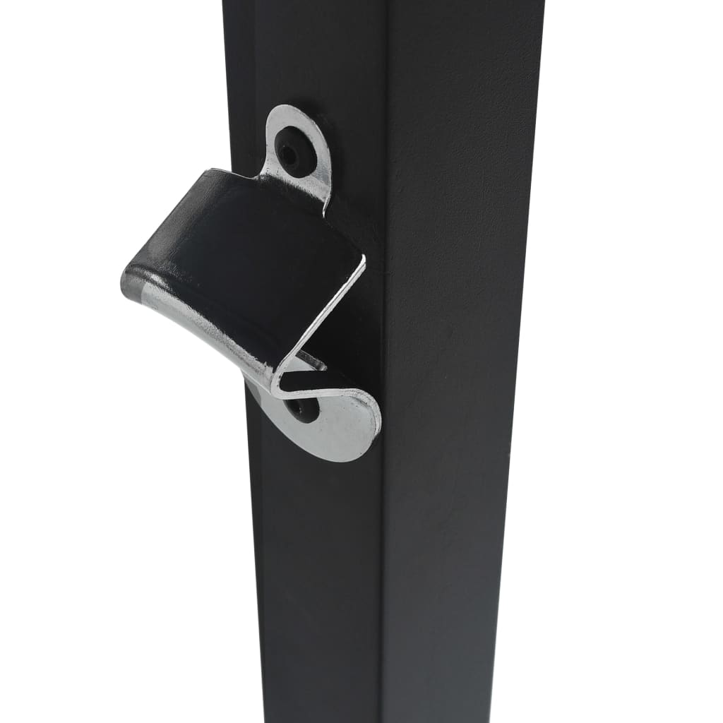 Gazebo per Barbecue 240x150x255 cm Antracite in Acciaio - homemem39