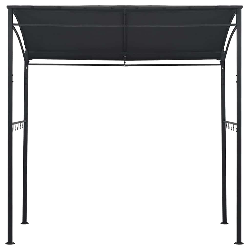Gazebo per Barbecue 215x150x220 cm Antracite in Acciaio | homemem39