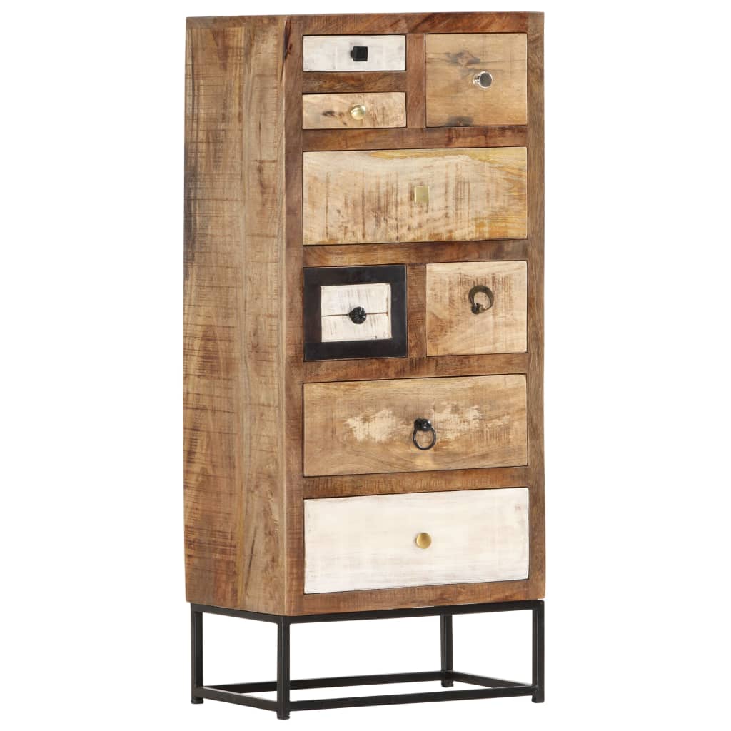 Cassettiera 45x30x105 cm in Legno Massello di Recupero | homemem39