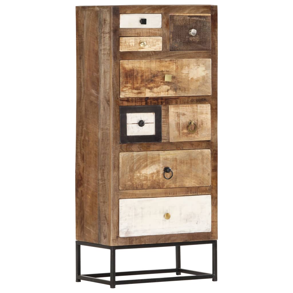 Cassettiera 45x30x105 cm in Legno Massello di Recupero | homemem39