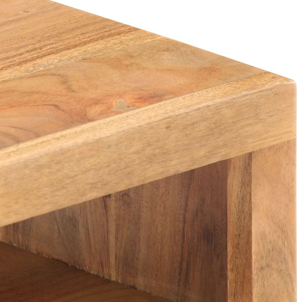Tavolino da Caffè 90x45x40 cm in Legno Massello di Acacia | homemem39