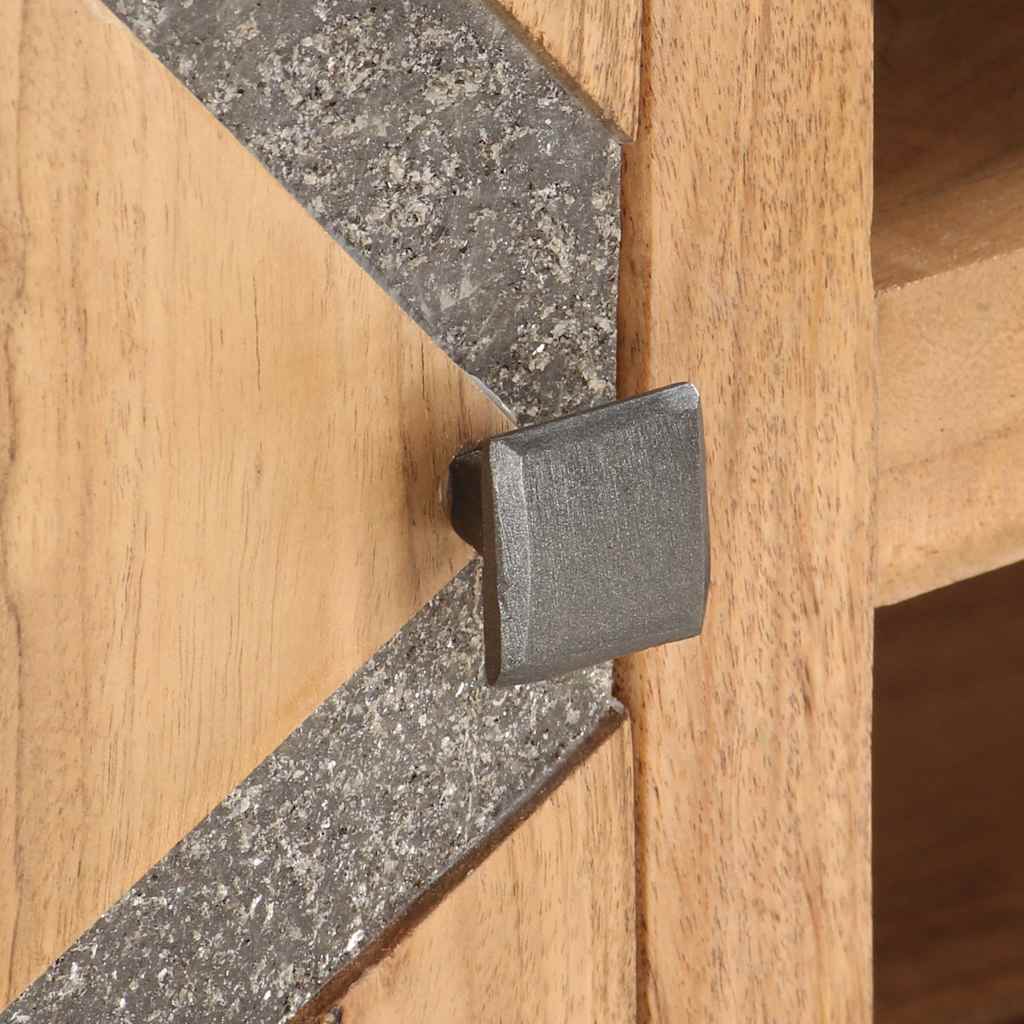 Tavolino da Caffè 90x45x40 cm in Legno Massello di Acacia | homemem39