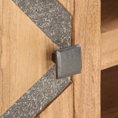Tavolino da Caffè 90x45x40 cm in Legno Massello di Acacia | homemem39