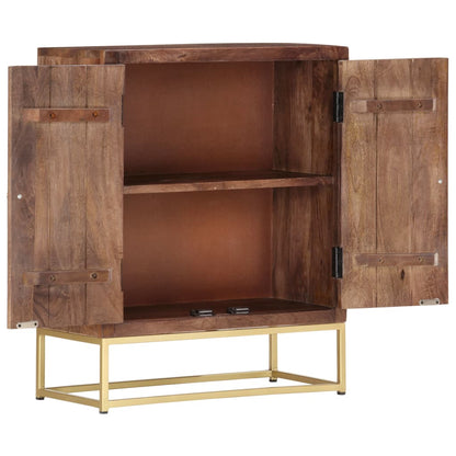 Credenza 60x30x75 cm in Legno Massello di Mango