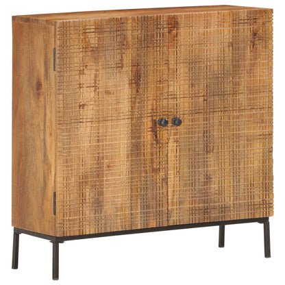 Credenza 75x30x75 cm in Legno Massello di Mango