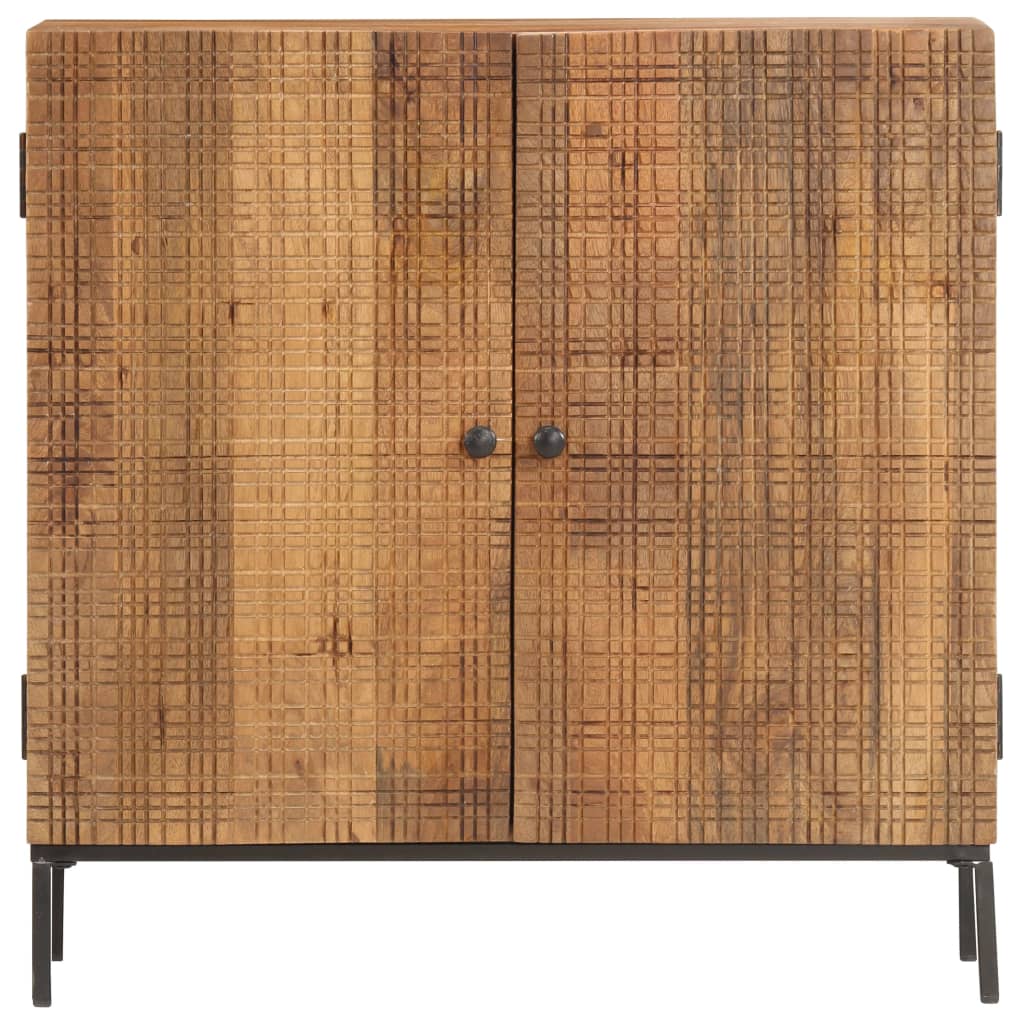 Credenza 75x30x75 cm in Legno Massello di Mango