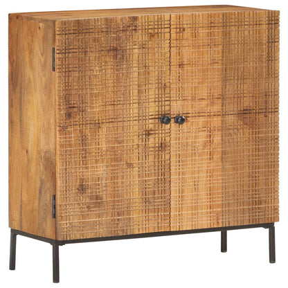 Credenza 75x30x75 cm in Legno Massello di Mango