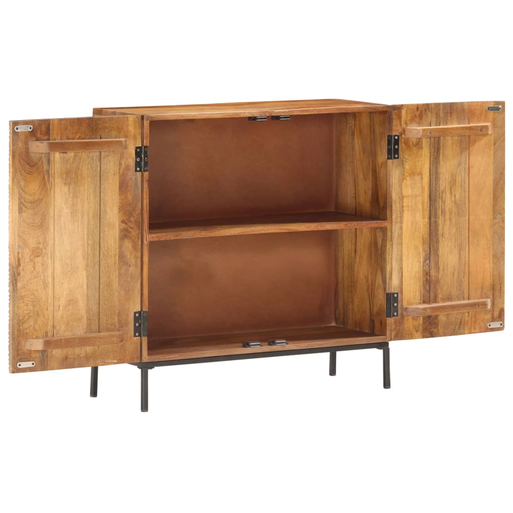 Credenza 75x30x75 cm in Legno Massello di Mango