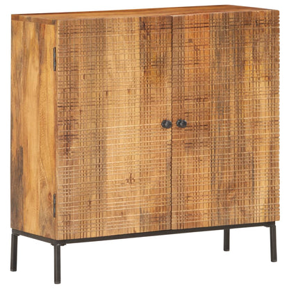 Credenza 75x30x75 cm in Legno Massello di Mango