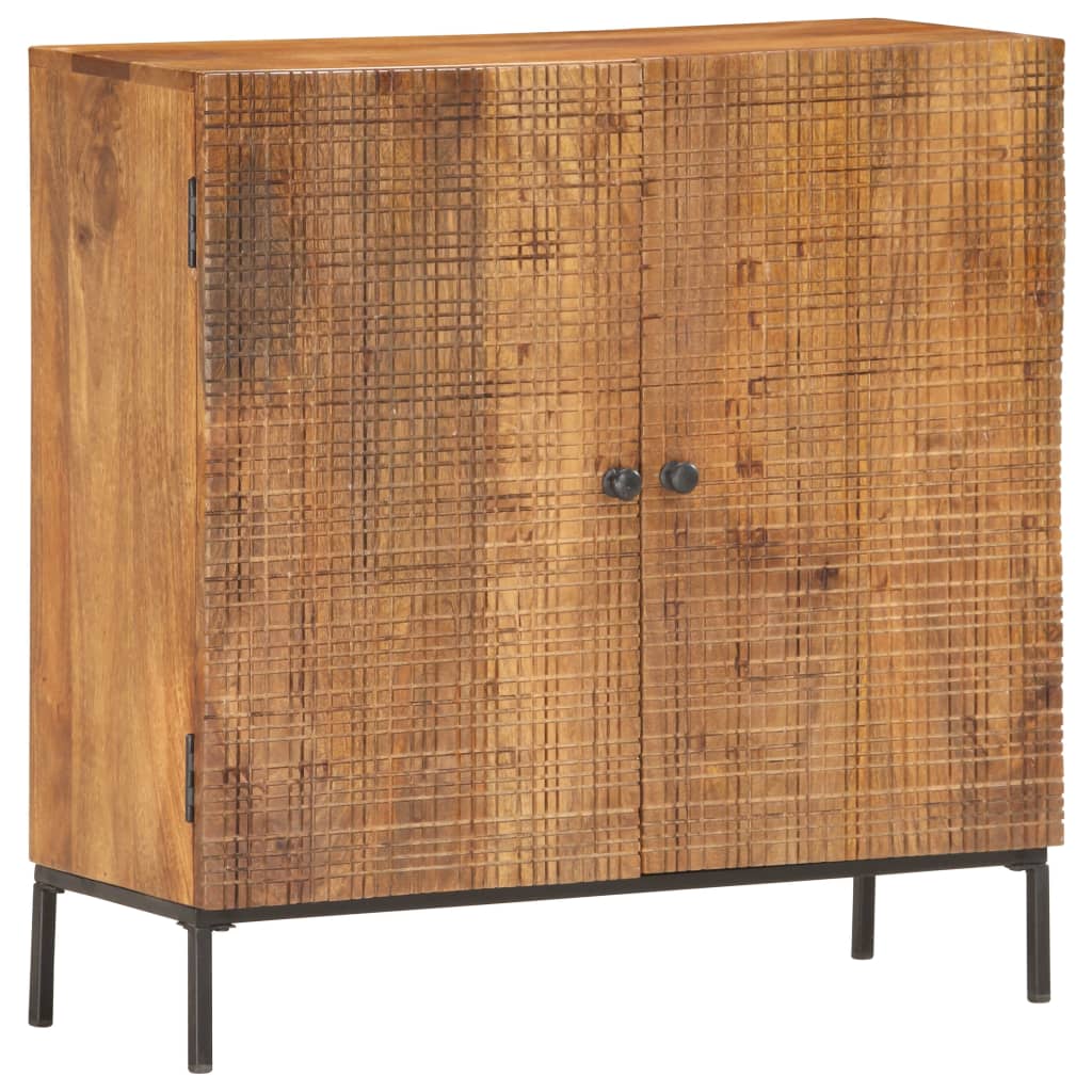 Credenza 75x30x75 cm in Legno Massello di Mango