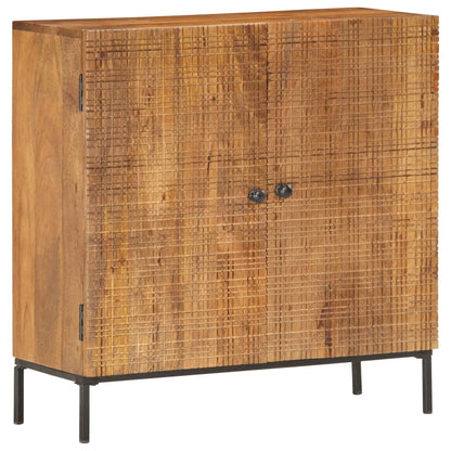 Credenza 75x30x75 cm in Legno Massello di Mango