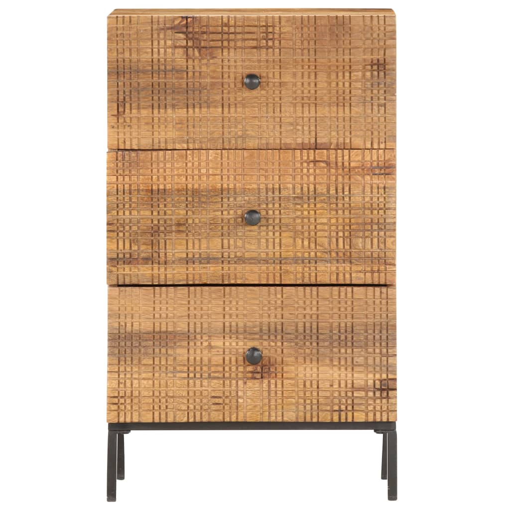 Credenza 45x30x75 cm in Legno Massello di Mango - homemem39