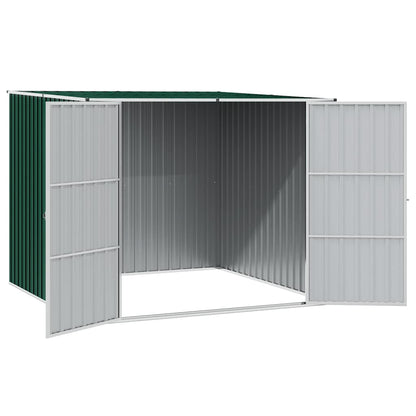 Capanno da Giardino Verde 195x198x159 cm in Acciaio Zincato | homemem39
