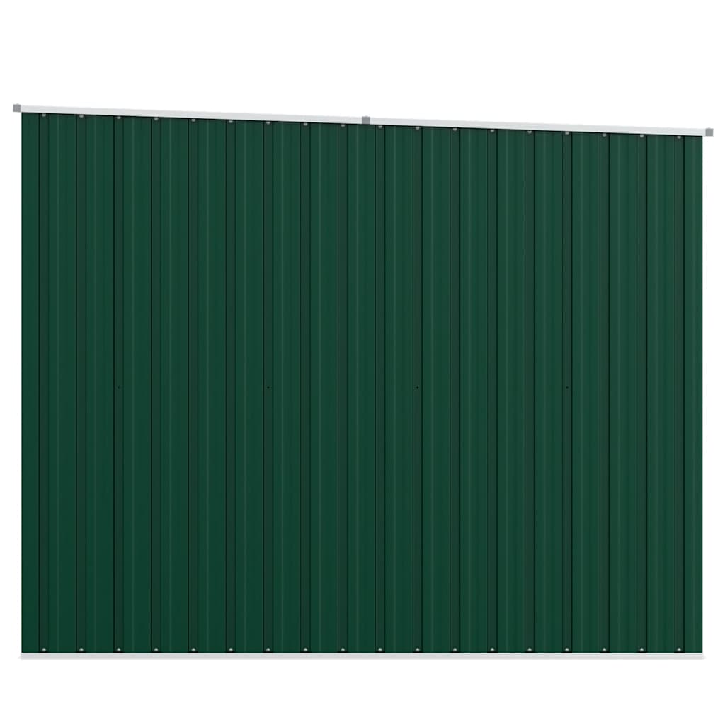 Capanno da Giardino Verde 195x198x159 cm in Acciaio Zincato | homemem39