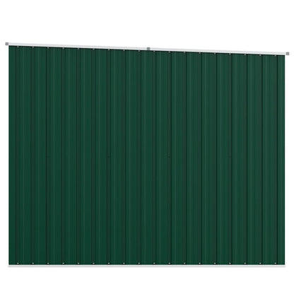Capanno da Giardino Verde 195x198x159 cm in Acciaio Zincato | homemem39