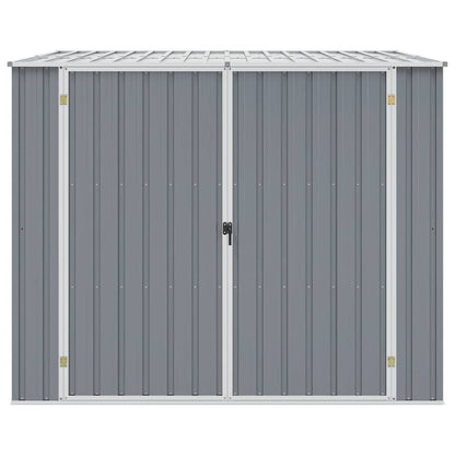 Capanno da Giardino Grigio 195x198x159 cm in Acciaio Zincato - homemem39
