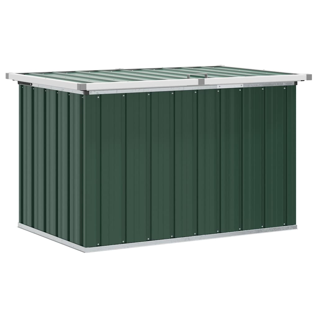 Baule da giardino verde 109x67x65 cm