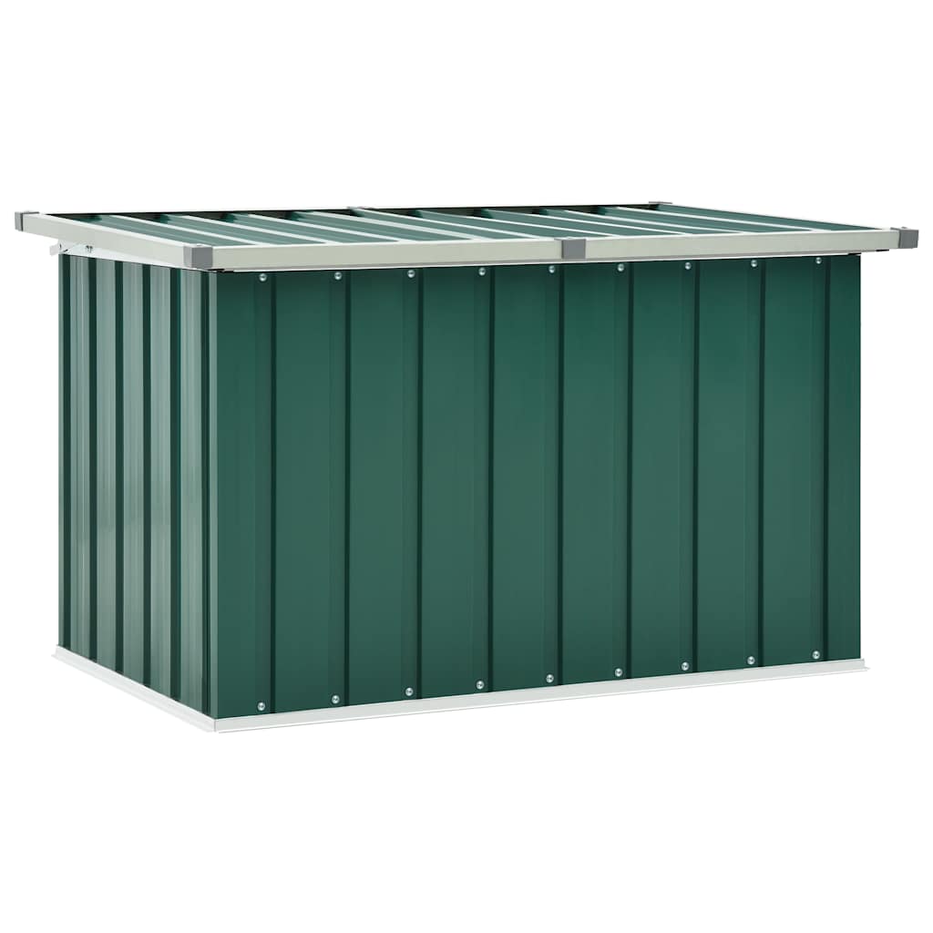 Baule da giardino verde 109x67x65 cm