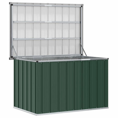 Baule da giardino verde 109x67x65 cm
