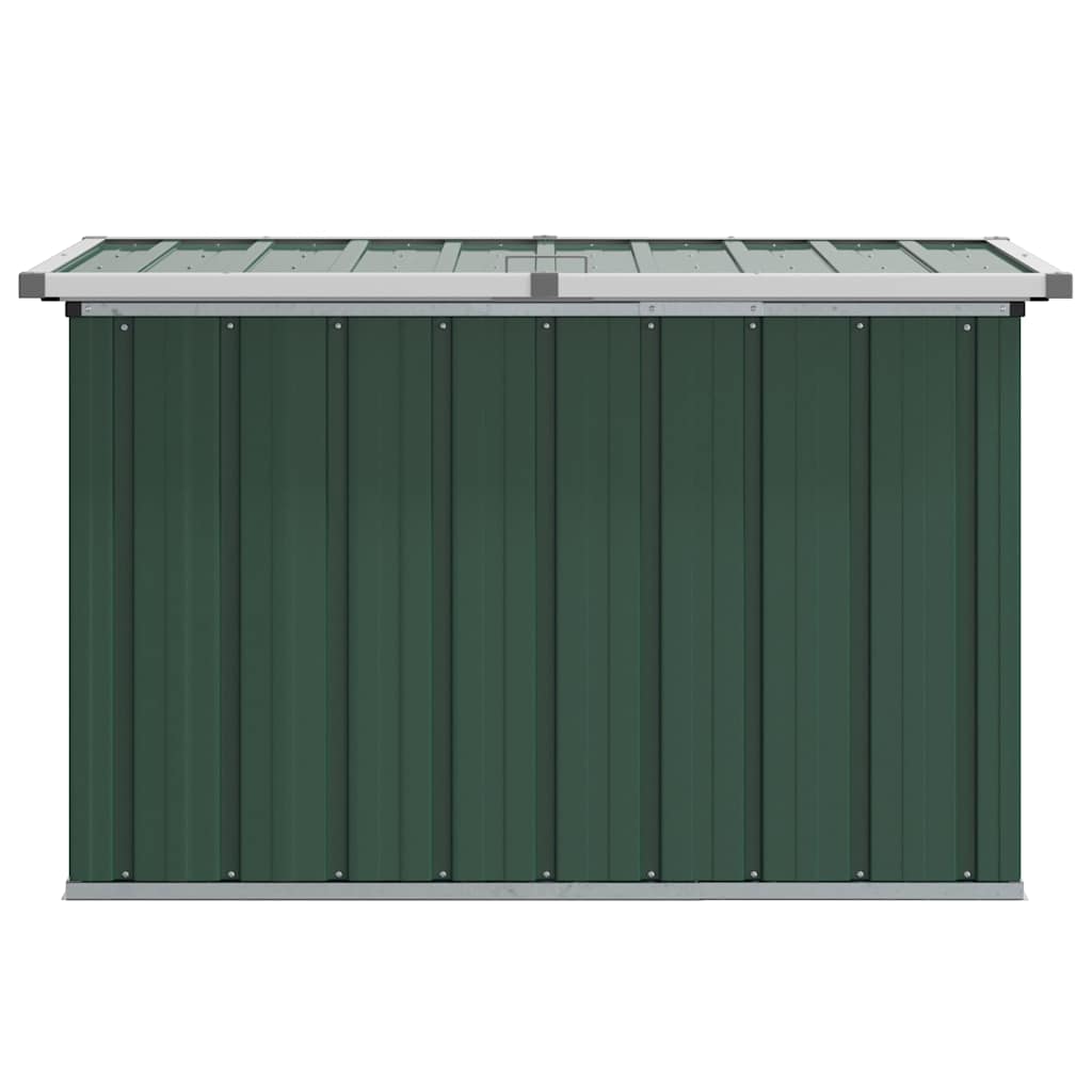 Baule da giardino verde 109x67x65 cm