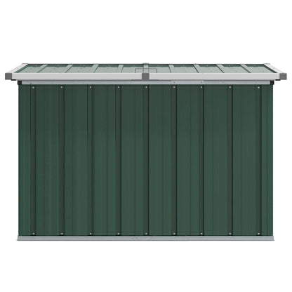 Baule da giardino verde 109x67x65 cm