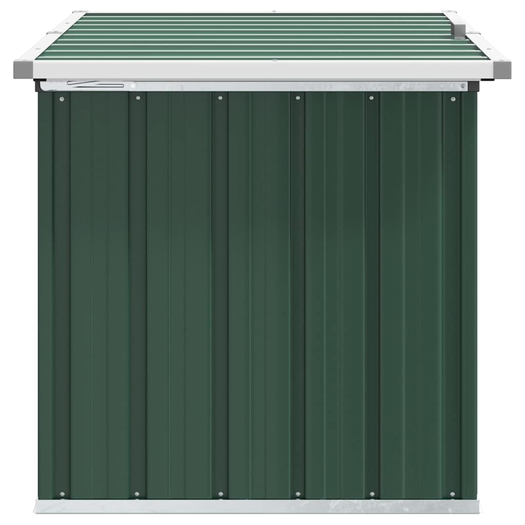 Baule da giardino verde 109x67x65 cm