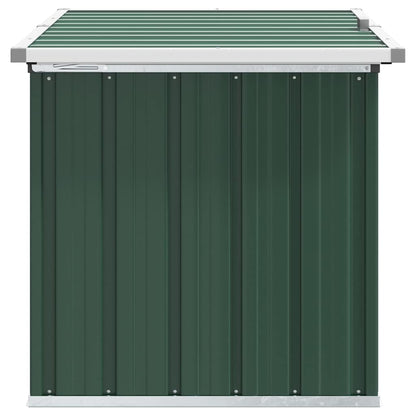 Baule da giardino verde 109x67x65 cm