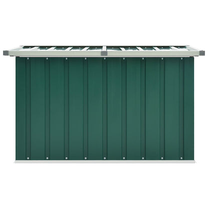 Baule da giardino verde 109x67x65 cm