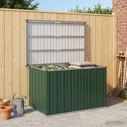 Baule da giardino verde 109x67x65 cm | homemem39