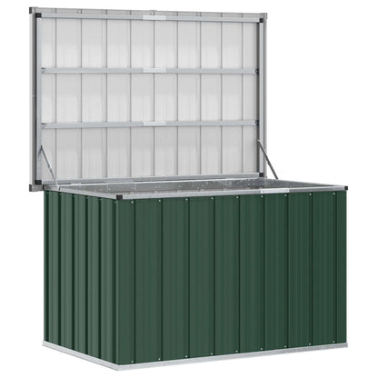 Baule da giardino verde 109x67x65 cm | homemem39