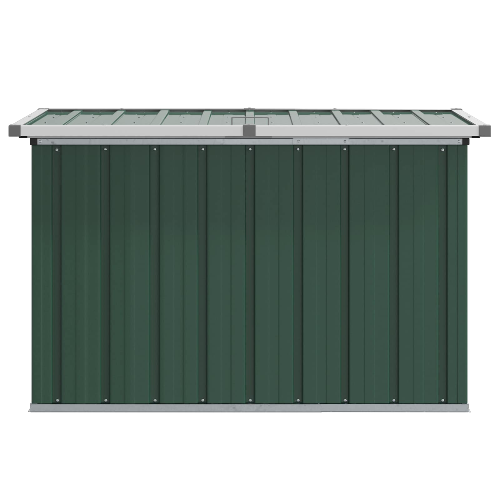 Baule da giardino verde 109x67x65 cm | homemem39