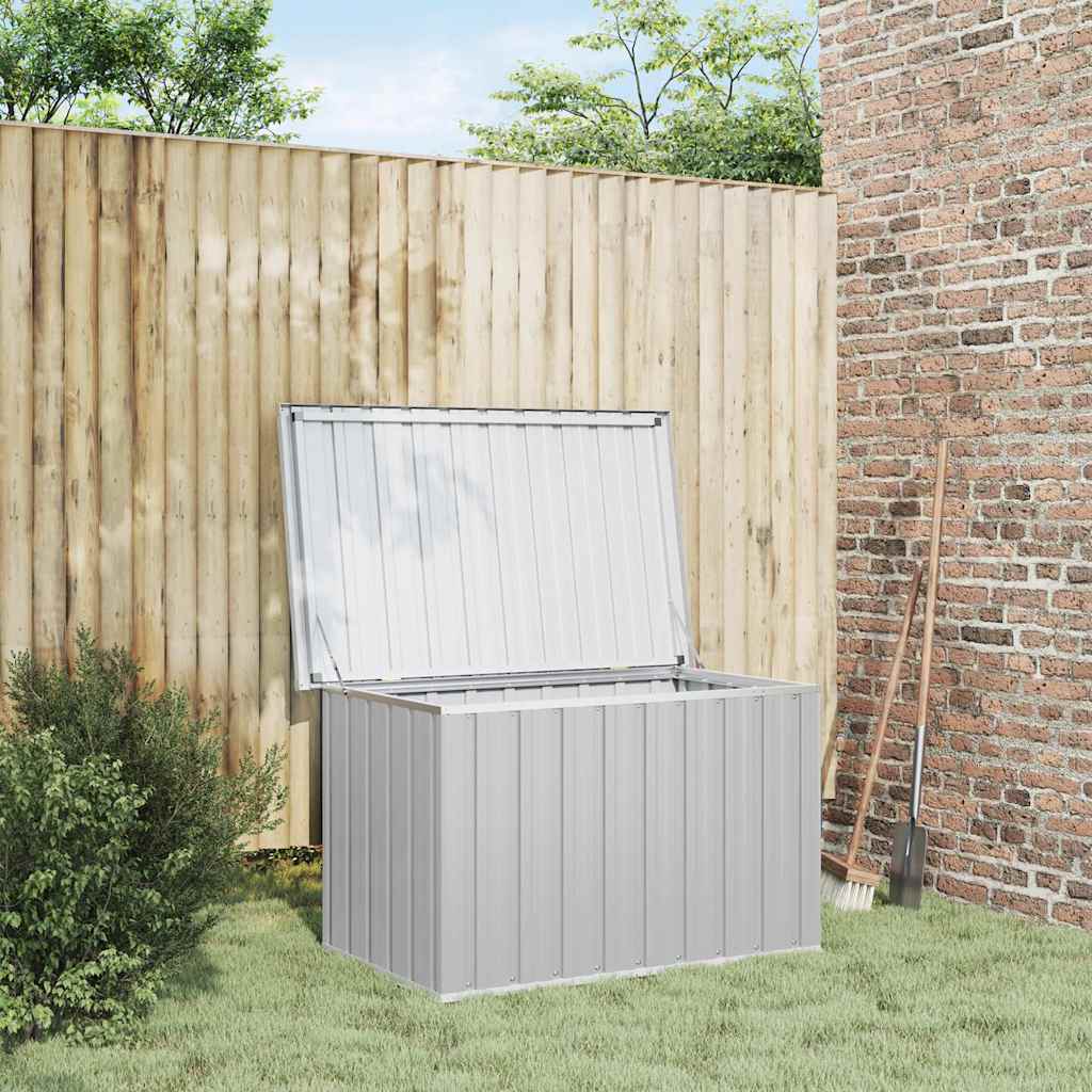 Baule da Giardino Grigio 109x67x65 cm
