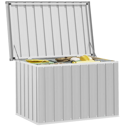 Baule da Giardino Grigio 109x67x65 cm