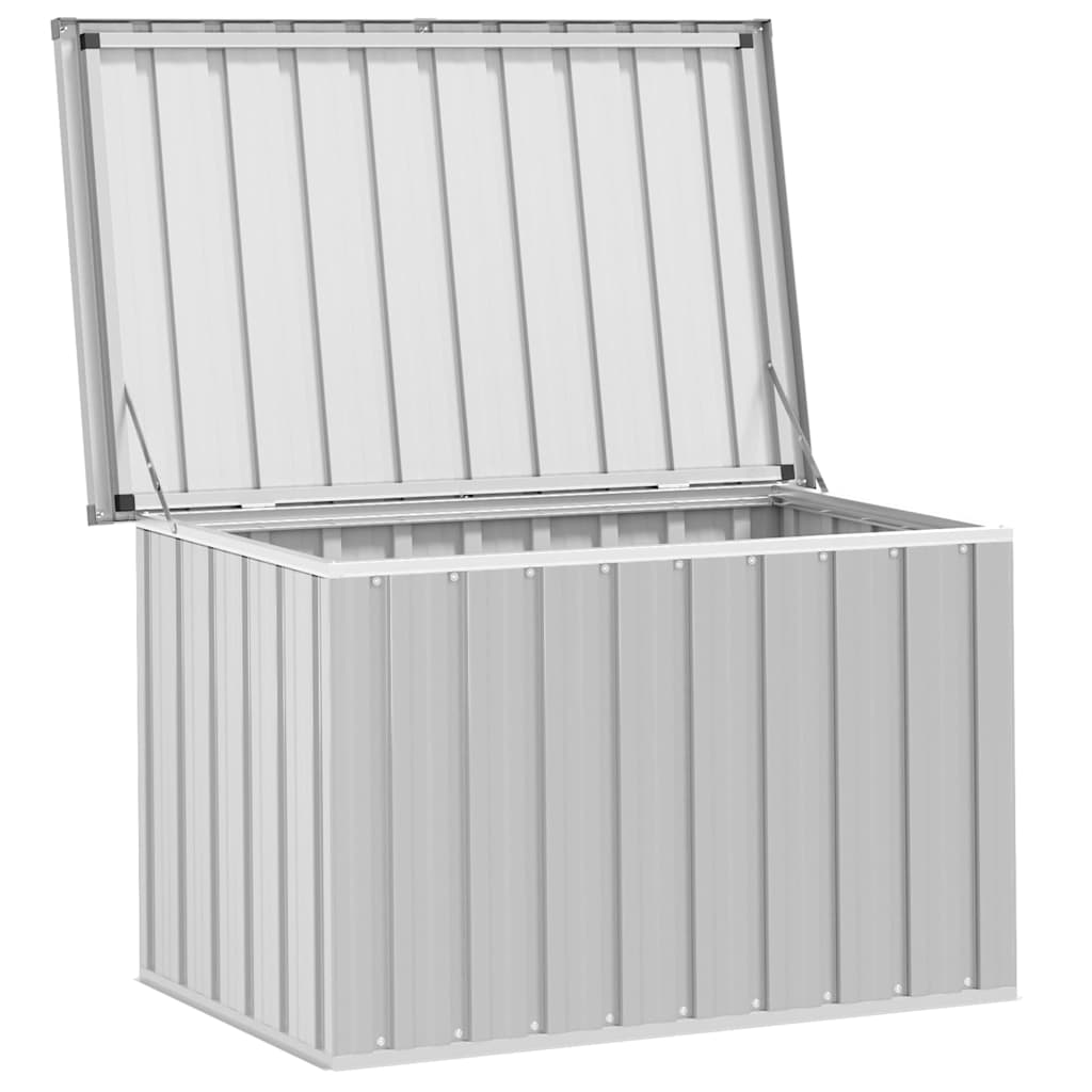 Baule da Giardino Grigio 109x67x65 cm