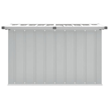 Baule da Giardino Grigio 109x67x65 cm - homemem39