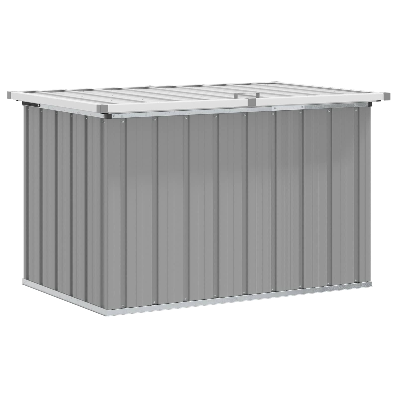 Baule da Giardino Grigio 109x67x65 cm | homemem39
