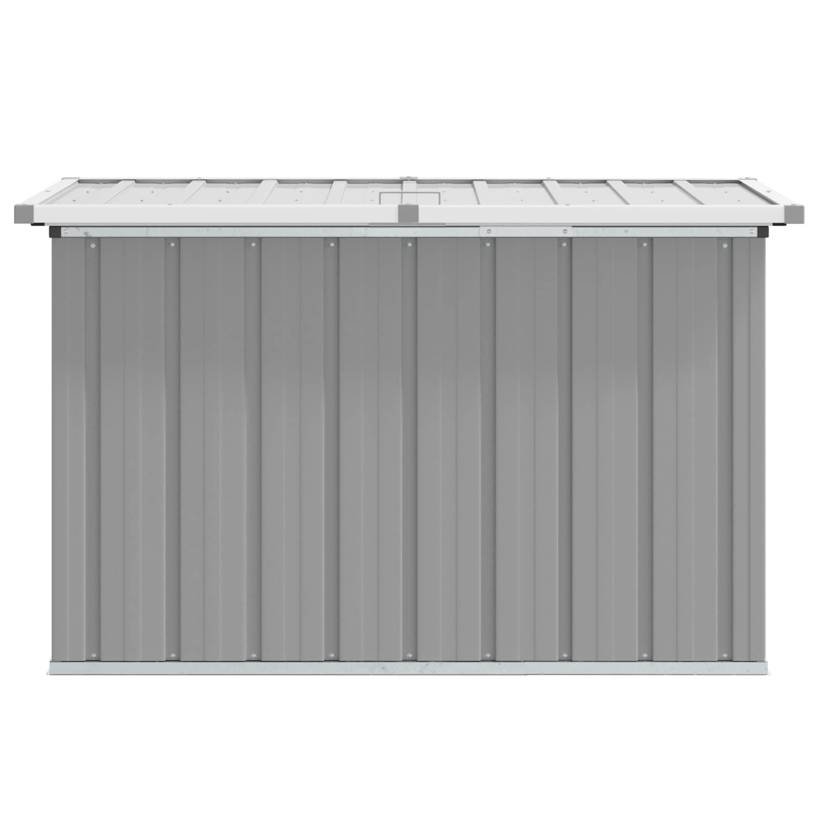 Baule da Giardino Grigio 109x67x65 cm | homemem39