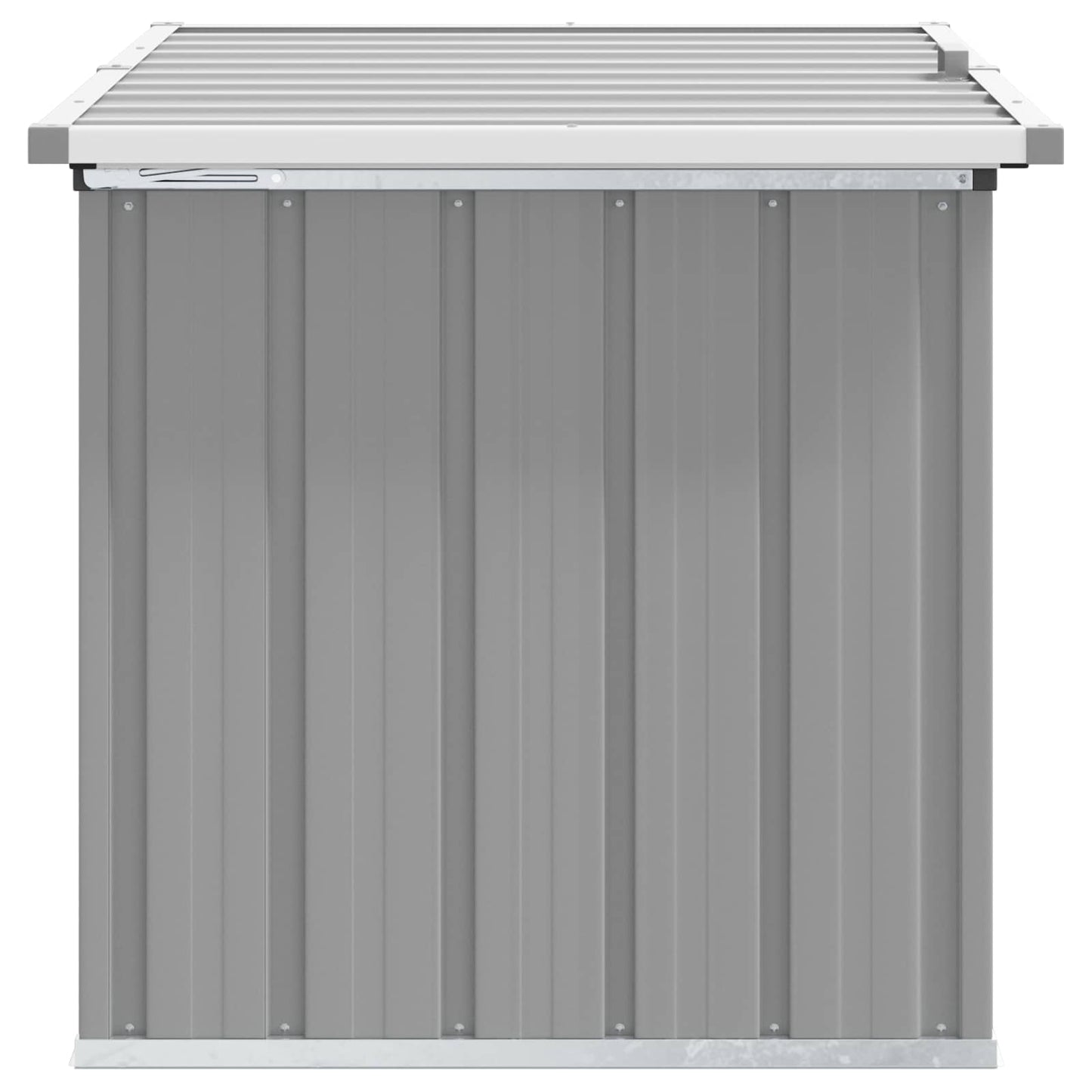Baule da Giardino Grigio 109x67x65 cm | homemem39