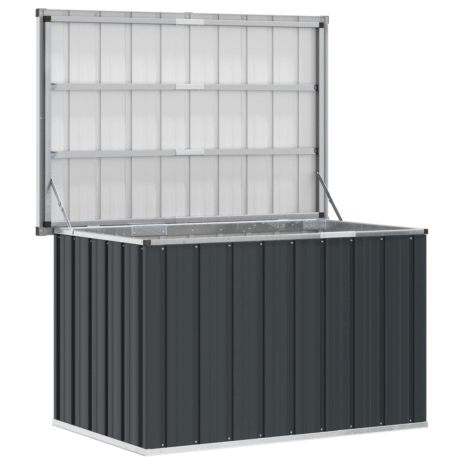Baule da Giardino Antracite 109x67x65 cm | homemem39