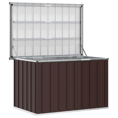 Baule da giardino marrone 109x67x65 cm