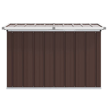Baule da giardino marrone 109x67x65 cm