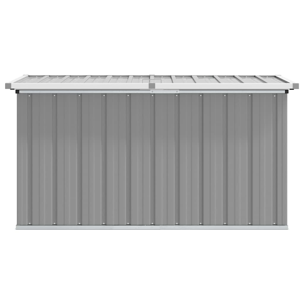 Baule da Giardino Grigio 129x67x65 cm
