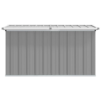 Baule da Giardino Grigio 129x67x65 cm